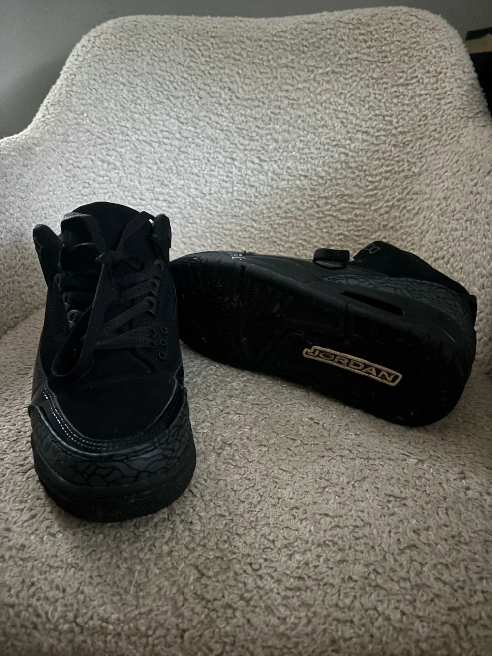Jordan Men's All-Black Low Top Sneakers